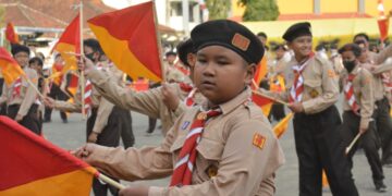 MI Istiqomah Sambas Purbalingga Ajak 253 Penggalang Ikuti Persami