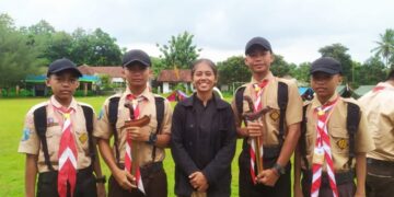 Ikuti Sumenep Scout Fair 2022, Anggota Pramuka PP At Taufiqiyah di Perkenalkan Budaya Sumenep yang Mendunia