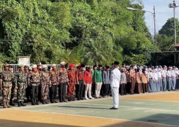 Pramuka Kwarran Citeureup Ikuti Upacara Hari Sumpah pemuda