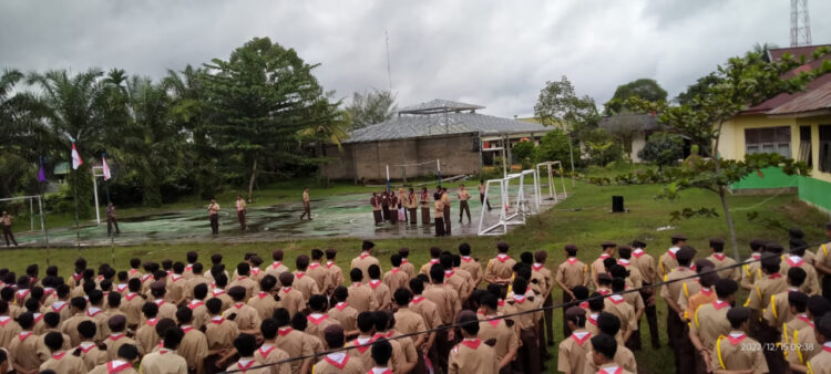Gugusdepan 05-077 dan 05-078 Pangkalan SMA Negeri 1 Rengat Barat Laksanakan Perkemahan Blok