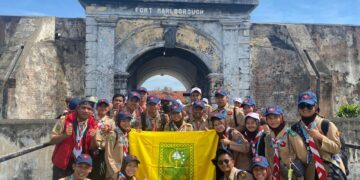 Siapkan Kader Bela Negara, Pramuka Riau Ikuti Kemah Bela Negara Nasional 2022 di Bengkulu