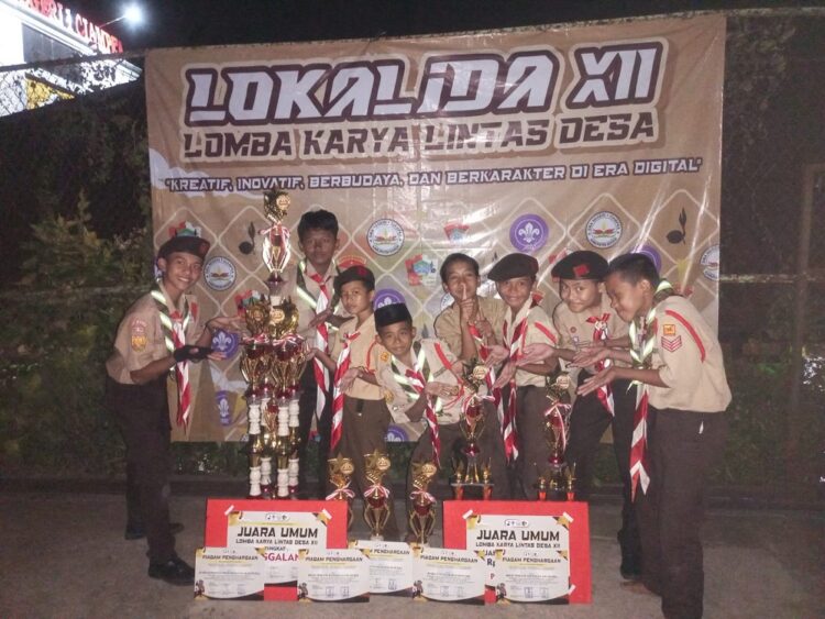 Pramuka MTs AL-Himah Gobang Kwarran Rumpin Raih Juara Umum Lokalida XII