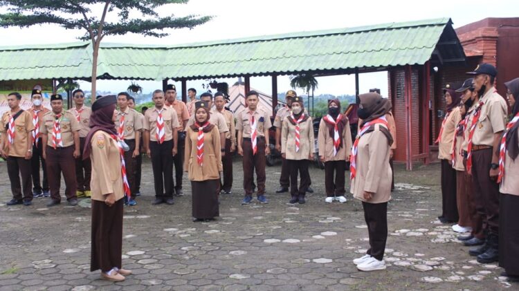 Tingkatkan Pengembangan Gugusdepan, Kwarran Ciampea Adakan Karang Pamitran