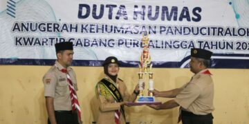 Kak Bela Nurhandini, Penegak SMK Negeri 1 Purbalingga Raih Predikat Juara 1 Duta Humas Panducitraloka Kwarcab Purbalingga Tahun 2022