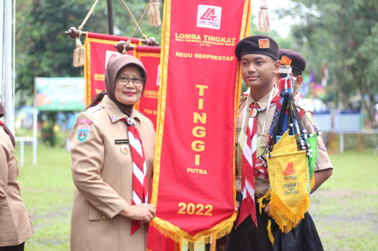 Kontingen Kwarcab Tangerang Jadi Regu Berprestasi Tinggi LT-IV Kwarda Banten Tahun 2022