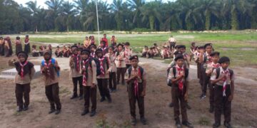 Pramuka SMP Negeri 9 Kandis Berangkatkan 2 Regu Ikut Serta Perkemahan PETA BEKASI