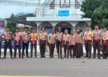 Karya Bakti Nataru 2022, Pramuka Tunjukkan Aksi Nyata di Tengah Masyarakat