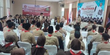Kwarda Lampung Gelar Pelatihan Jurnalistik dan Lepas Kontingen Kemah Bela Negara Nasional 2022