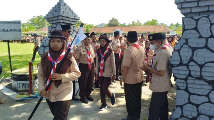 Pengembaraan Wira Dhaksinarga XXXII Kwarcab Gunungkidul Dimulai, Ratusan Peserta Diberangkatkan Wakil Ka Mabicab