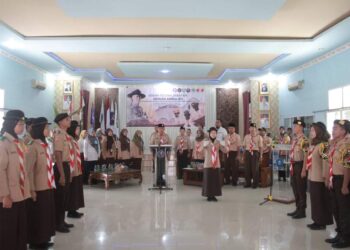 Dewan Ambalan Pangeran Ario Kesuma Abdurrohim dan Putri Damar Kencana Wungsu Sertijab Kepengurusan