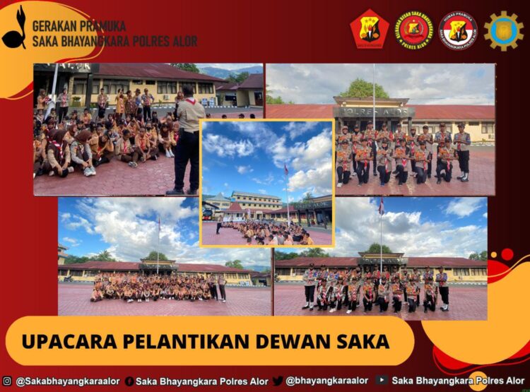 Dewan Saka Bhayangkara Alor Masa Bakti 2023/2024 Resmi Dilantik