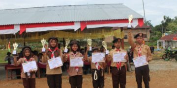 Regu Rajawali dan Rosela Juarai LT-II Pendalian IV Koto