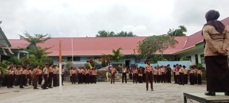 Tingkatkan Prestasi Pramuka Penggalang, SDN 104/VI Rantung Panjang VIII Gelar Kemah Prestasi Regu
