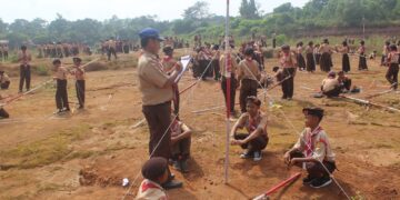 Pramuka Penggalang se-Kwarran Cileungsi Ikuti LT-II Tahun 2023