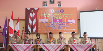 Cetak Pembina Pramuka Mandiri dan Berkualitas, Kwarran Cisayong Gelar KMD 2023