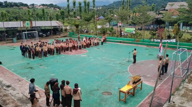 Giat Kanira Pererat Tali Silatuhami dan Gali Potensi Pramuka Tenjolaya