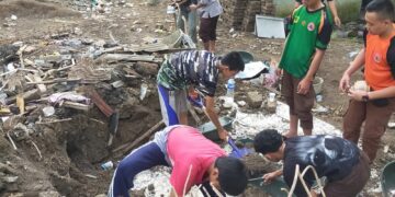 Awal Tahun 2023, Kwarran Cisarua Adakan Kemah Bakti di Lokasi Gempa Bumi