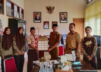 Awali Tahun 2023, Kwarran Rengat Barat Silaturahmi ke Beberapa Instansi