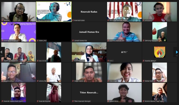 Huminfo Kwarda Jateng Gelar Monev, Kwarcab Pati Hadir Daring