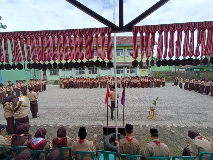 LT-II Pramuka Kwarran Leuwisadeng Tahun 2023 Berjalan Sukses dan Meriah