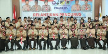 Kak Rusdy Mastura Lantik Pengurus Kwarda Sulteng Masa Bakti 2022-2027