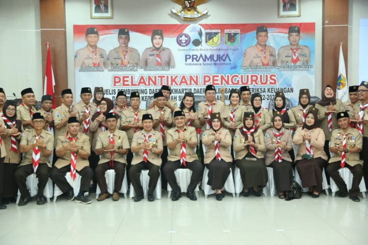 Kak Rusdy Mastura Lantik Pengurus Kwarda Sulteng Masa Bakti 2022-2027