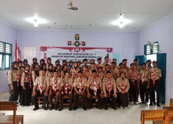 Tingkatkan Skill Anggota, Kwarran Labuhan Maringgai Gelar Pelatihan Jurnalistik 2023