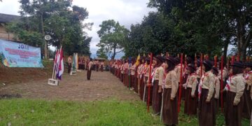 Inilah Harapan Waka Binamuda Kwarcab Bogor Saat Membuka LT-II Kwarran Leuwiliang