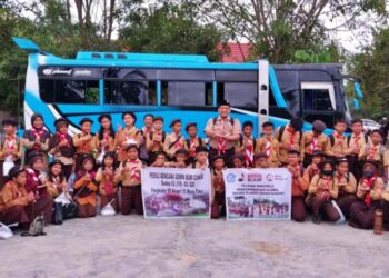 Pengenalan Sejarah, Pramuka Gudep SDN 010 Minas Timur Kunjungi Beberapa Destinasi Wisata di Siak Sri Indrapura