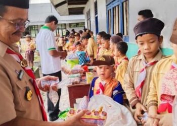 Seru ! Gudep SDN 005 Tambusai Utara Gelar Pesta Siaga