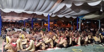 Pramuka Indragiri Hulu Ikuti Tabligh Akbar Bersama Buya Arrazi Hasyim