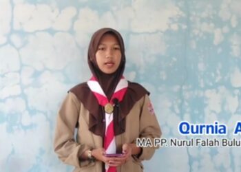 Danton PI MA PP Nurul Falah Bulukumba Persembahkan Puisi Kemerdekaan di Ajang Nasional