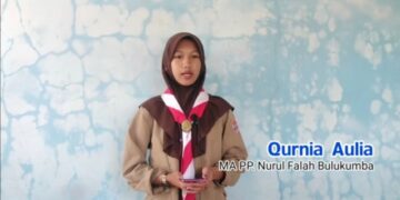 Danton PI MA PP Nurul Falah Bulukumba Persembahkan Puisi Kemerdekaan di Ajang Nasional