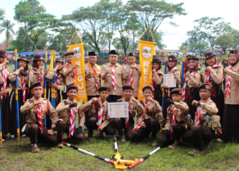 Ajang Bergengsi Bagi Pramuka Penggalang, Ketua Kwarcab Tasikmalaya Resmi Menutup LT III Tahun 2023 di Lapangan Geger