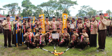 Ajang Bergengsi Bagi Pramuka Penggalang, Ketua Kwarcab Tasikmalaya Resmi Menutup LT III Tahun 2023 di Lapangan Geger