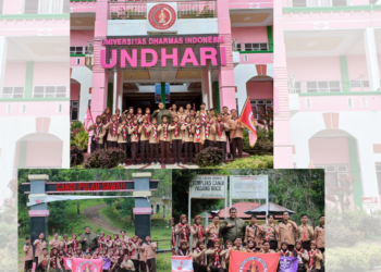 Peringati Hari Pramuka Sedunia, UKM Pramuka Undhari Kunjungi Situs Bersejarah di Dharmasraya