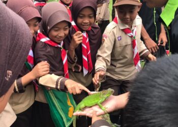 Animal Keeper’s Banjarnegara Beri Edukasi Peserta Pesta Siaga