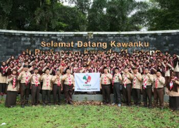 Sako Pramuka SIT Banjarnegara Ikuti Kemah Ukhwah Nasional V di Cibubur