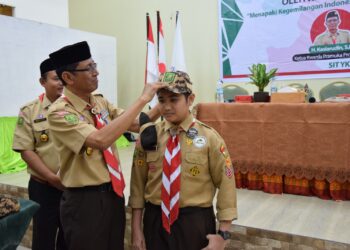Ka Kwarda Riau Lepas 480 Peserta Kemnas V Sako Pramuka SIT