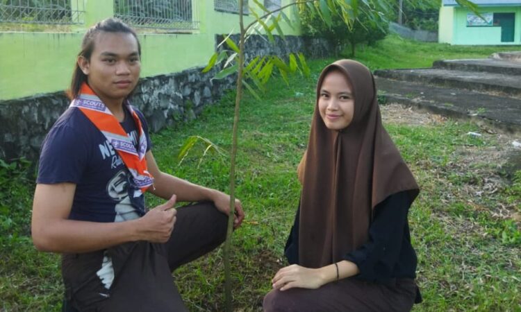 Pramuka Peduli Kwarcab Bolaang Mongondow Timur Kwarda Sulawesi Utara Selenggarakan Aksi Tanam Pohon