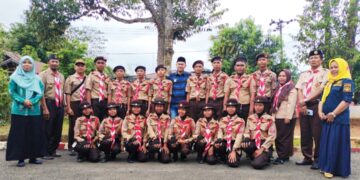 Ka Mabiran Pimpin Pelepasan Kontingen LT-III Kwartir Ranting Patimpeng