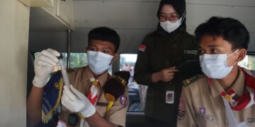 Pramuka Menggala Uji Bahan Berbahaya pada Makanan