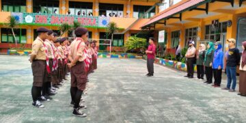 Jelang LT-III, Kwartir Ranting Bojonggede Adakan Pelepasan Kontingen