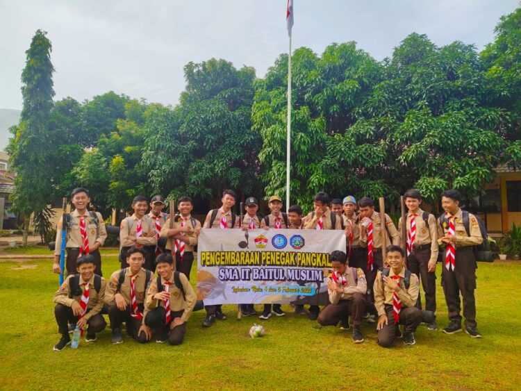 Gudep SMA IT Baitul Muslim Selenggarakan Pengembaraan, Tempuh Rute Sepanjang 30 Km