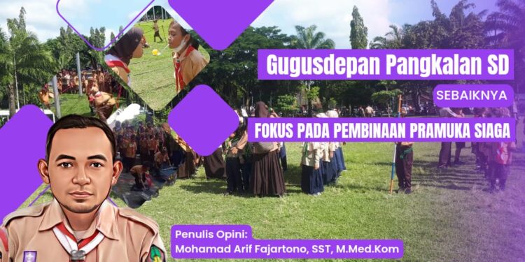 Gugusdepan Pangkalan SD Sebaiknya Fokus pada Pembinaan Pramuka Siaga