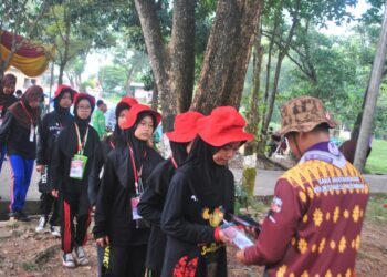 LT-III Kwarcab Kota Palembang Tahun 2023 Terapkan QR Code untuk Aktivitas di Perkemahan