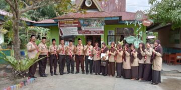 9 Gudep di Kwarran Minas Diakreditasi oleh Tim Assesor Kwarcab Siak