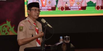 Ka Kwarda Riau Minta Kwarcab Kampar Maksimalkan Pembinaan Kwarran dan Gudep