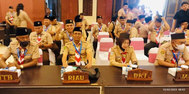 Pimpinan Kwarda Riau Ikuti Rakernas Gerakan Pramuka