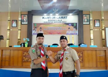 Redi Prasetio Terpilih Secara Aklamasi Sebagai Ketua Kwarran Sungai Lala